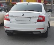 Имитация насадок глушителя для Skoda Octavia III A7 (2013-)